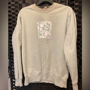Espirt Vintage Floral Patch Sweatshirt
